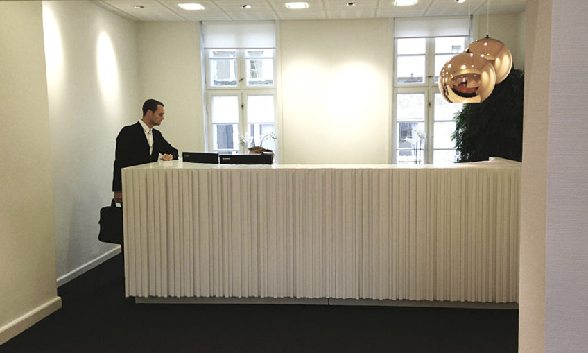 Reception desk